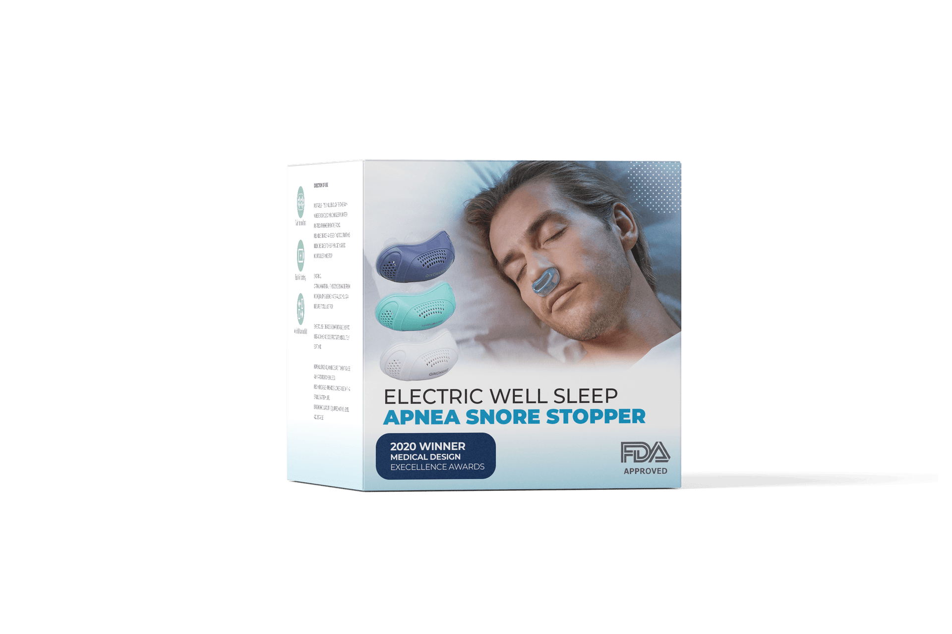 Orthese Anti Ronflement Efficace Sleep'Z, Dispositifs Anti-Ronflement Apnee  du Sommeil, Appareil Anti Ronflement incluant 4 Dilatateur Nasal